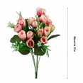 thumbnail image 3 of EGNMCR Home Decor, Room Decor, Fall Decor High-end Artificial Flowers Flower 6 Forks 18 Heads Artificial Flowers Home Decoration Plastic Flowers False Tulip, 3 of 6
