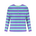 thumbnail image 4 of RXIRUCGD T-Shirt à Manches Longues pour Hommes, Col Rond, Imprimé, Entraînement Physique, Bleu, Taille : m, 4 of 4