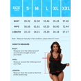 thumbnail image 3 of Beautyin Womens V-neck Ruffle Tankini Tops Layered Padded Swimsuits Top UPF 50+ Flowy Bathing Suits Swimwear Top Only, 3 of 6