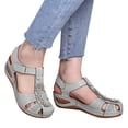 thumbnail image 4 of Kcodviy Chaussures Confortables à Semelle Ajourée Chaussures Décontractées pour Femmes Dames Bout Rond à la Cheville Chaussures pour Femmes Talons Décontractés Sandales Souples Femmes Filles Femmes Chaussures Bottes Décontractées Chaussures Décontractées pour Femmes, 4 of 8