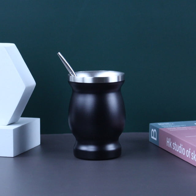 Tasse Mini Portable en Acier Inoxydable Fonctionnelle Pratique Tasse à Thé de Voyage pour Usage Extérieur