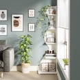 thumbnail image 4 of Tribesigns 5-Tier Corner Shelf, Modern Wall Corner Bookshelf, Stylish Corner Small Bookcase Display Storage Rack with Unique Shape for Living Room, Home Office, 4 of 5
