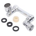 thumbnail image 2 of Faucet Aerator, 1080 Degree Rotating Faucet Extension Dual Anti Drip Joints Four Filter Ayers Universal  For Bathroom, 2 of 8