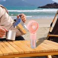 thumbnail image 3 of Convenient and Portable Misting Fan Handheld Mini Mister Neck Desk Fan 4 Speeds, 3 of 4
