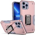 thumbnail image 1 of SuperShield Defender Fitted Hard Shell Ring Holder Stand Case for iPhone 14 Pro Max - Rose Gold, 1 of 5