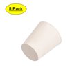 thumbnail image 1 of Unique Bargains White Tapered Shaped Solid Rubber Stopper for Lab Tube Stopper Size 4  5Pcs, 1 of 3