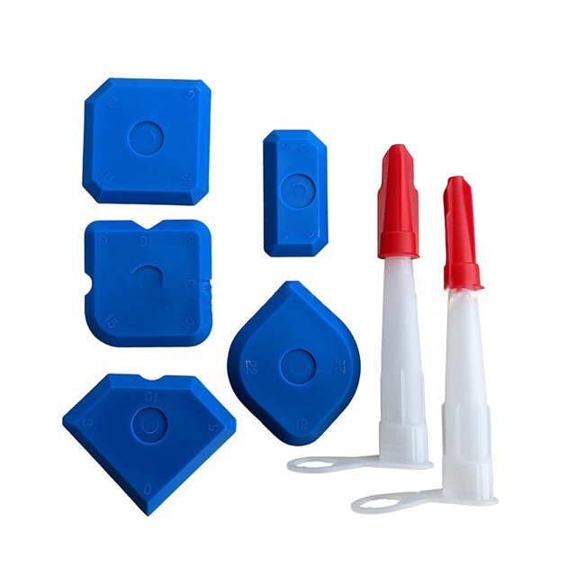 MYG 5pcs Silicone Sealant Tool Spreader Finish Kit Caulk Tile Grout Applicator