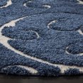thumbnail image 3 of SAFAVIEH Florida Douglas Floral Vines Shag Area Rug, 3 of 6