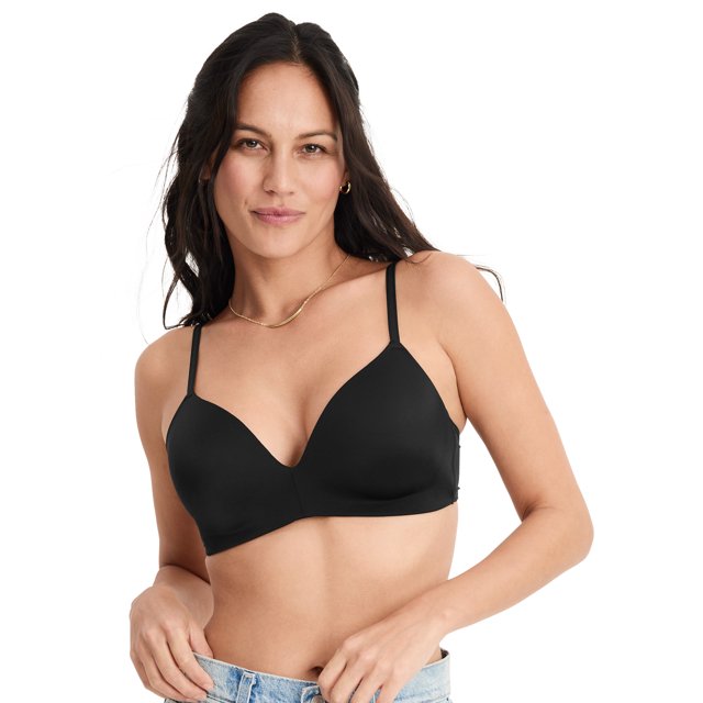 Jockey Women's Smooth & Sleek Microfiber Demi Coverage Wirefree T-Shirt Bra
