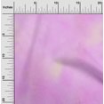 thumbnail image 2 of oneOone Viscose Chiffon Rose Pink Fabric Abstract Faces Sewing Craft Projects Fabric Prints By Yard 42 Inch Wide, 2 of 5