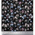 thumbnail image 1 of Soimoi Georgette Viscose Fabric Artistic Floral Decor Fabric Printed Yard 42 Inch Wide, 1 of 5