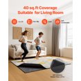 thumbnail image 2 of VEVOR Rug Pad 8 x 5 ft, Non-slip Carpet Area Pad, Rug Mat Padding with Dual Surface Felt Cushion & Rubber Gripper, Hardwood Floor Protection for All Floors, Finishes, Keeps Carpets in Place, 2 of 9