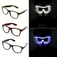 thumbnail image 2 of Labymos YJ001 LED Glasses 10 Colors Optional Light Up El Wire Neon Rave Glasses Twinkle, 2 of 8