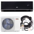 thumbnail image 1 of Costway 24000 BTU Wifi Enabled Mini Split Air Conditioner & Heater with Heat Pump Black, 1 of 8