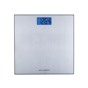 Accuweight Stainless Steel on Tempered Glass Digital Scale, Model BS0031LSS