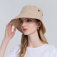 thumbnail image 2 of Women Sun Hat Wide Brim Protection Beach Hat Adjustable Bucket Hat Summer Hats, 2 of 4