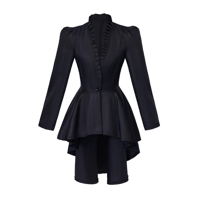 Vêtements Gothiques à Manches Longues pour Femmes Vêtements Gothiques pour Femmes Robe Médiévale Femme Queue-de-Pie Blanche Veste Rétro pour Mignons Vêtements Gothiques Vêtements Gothiques pour Hommes Formel et Spectacles Robe Médiévale pour Femmes