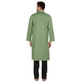 thumbnail image 4 of Atasi Indian Designer Kurta For Mens Party Wear Traditional Dress Solid Ethnic Long Shirt, 4 of 7