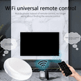 thumbnail image 3 of Tuya Smart WiFi Universal IR Remote Control for TV Air Conditioner Automation Modules Work with Smart Life Home,1 x TV universal remote control 1 x data cable,White, 3 of 7