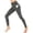 Dark Gray, variant on Amzcrzy Leggings for Women with Pocket Solid Color High Waisted Leggings Stretchy Slim Yoga Pants Casual Gym Athletic Workout Leggings