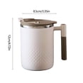 thumbnail image 3 of TIMIFIS Appareils de Cuisine Tasse à Café Portable à Double Couche en Acier Inoxydable avec Couvercle et Poignée Tasse à Café Isolée Chauffable par Induction pour Voyage Camping Bureau Rangement et Organisation, 3 of 8