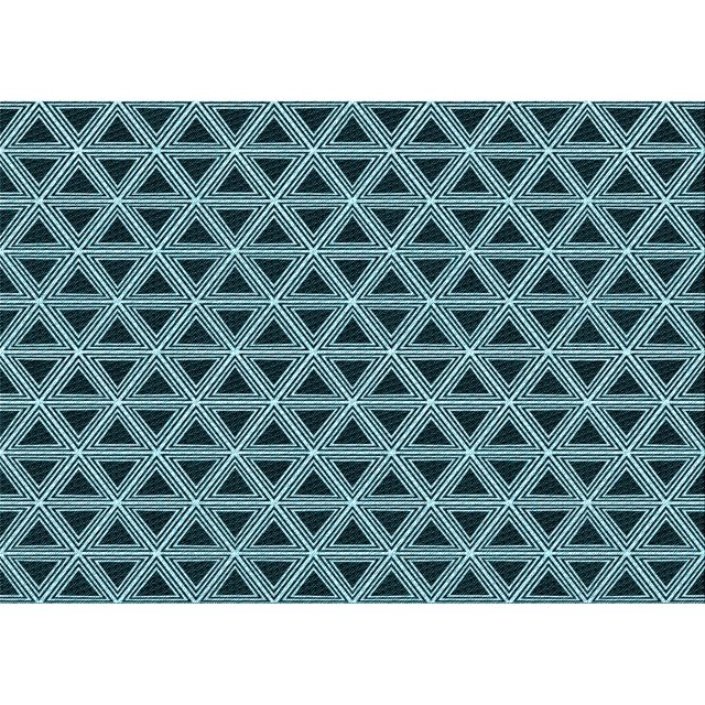 Ahgly Company Machine Washable Indoor Rectangle Transitional Tiffany Blue Area Rugs, 2' x 3'