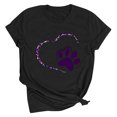 thumbnail image 3 of Meichang T-Shirts de la Saint-Valentin pour Femmes, T-Shirts Graphiques Cœur, Hauts Mignons, T-Shirts de Vacances, Manches Courtes, Col Rond, Mode 2025, 3 of 3