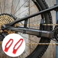 thumbnail image 2 of Protège-chaîne de Vélo en Silicone Antichute Guide Ajustable Équipement de Réparation de Vélos Montagne Protecteur Rouge, 2 of 9