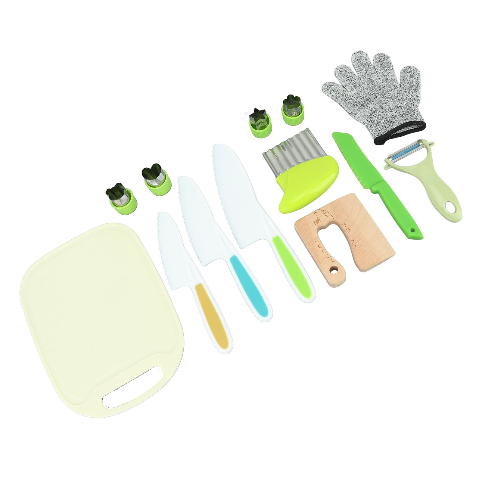 Plastic Kids Knife Set,  Of Use Durable Sawtooth Design Cutting Food Kids Safe Knife  for Picnics