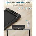 thumbnail image 3 of Walking Pad with Incline, 2.5HP Under Desk Treadmill for Home & Office, 2-in-1 Compact Walking & Jogging Machine with Remote Control & LED Display, 3 of 8