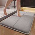 thumbnail image 1 of Wzzjkit Bathroom Rugs Bath Mat for Back of Foot, Rubbing Thick Soft and Non-Slip Full Wrap Bath Mats, Water Absorbent and Machine Washable Bath Rug for Bathroom Shower, 1 of 8