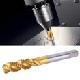 thumbnail image 4 of Durable Wear Resistance Spiral Tap, Tap Drill Bit, Compact Size Iron Alloy Processing Copper For Steel Plate, 4 of 8