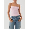 thumbnail image 3 of FAROOT Women Crop Camisole Solid Color Summer Backless Spaghetti Strap Tank Tops Sleeveless T-Shirt, 3 of 7