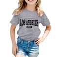 thumbnail image 1 of Camisole avec Soutien-Gorge, Mode Décontractée pour Enfants, Imprimé, Col Rond, Manches Courtes, T-Shirt Ample, 1 of 4