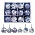 thumbnail image 1 of AMERTEER Rouge PVC Mini Boules Suspendues Petites Boules de Noël Ornements 12 Comte, 1 of 9