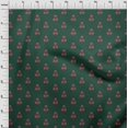 thumbnail image 3 of oneOone Georgette Viscose Fabric Leaves & Floral Block Decor Fabric Printed BTY 42 Inch Wide, 3 of 5