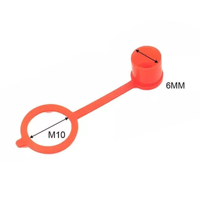 Nipple Fitting Red Protection M6 M8 M10 Dust Cover For Grease Zerk M10