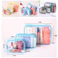 thumbnail image 3 of Clear Toiletry Bag Waterproof Portable Makeup Pouch Cosmetic Bag for Women, 3 of 10