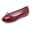 Patent Leather Wine Red, variant on Woobling Women's Walking Shoes Non-slip Flats Memory Loafers Anti-Slip Slip-Ons Ballets Casual Shoe Patent Leather Wine Red 8