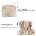 thumbnail image 4 of 50pcs Drawstring Bags Pouches Burlap Sachet Bag with Printed Flower Branch, 4 of 7
