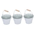 thumbnail image 4 of UPGRATOR 3Pcs Metal Bucket for Ash Can in Round Shape 11.8x4.5in, 4 of 5