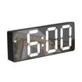 thumbnail image 1 of RYGRZJ Digital Alarm Clock, LED Alarm Clock for Bedroom, Electronic Desktop Clock with Large Display, Adjustable Brightness and Snooze Model for Bedroom, Desk, Office, 1 of 8