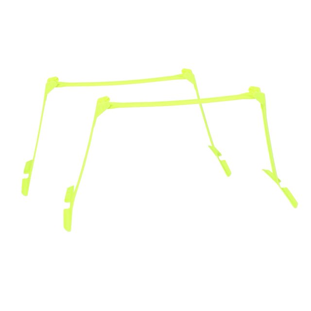 Spptty Soccer Training Aids, Football Training Tool,2pcs Football Soccer Agility Speed Training Aids Adjustable Hurdles Yellow