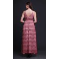 thumbnail image 3 of Bimba Ikat Robe Longue de Villégiature Imprimée pour Femmes à Cordon, Bretelles Spaghetti, Tenue de Plage - X-Grand, 3 of 6