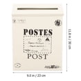 thumbnail image 3 of MasteelfCA Vintage Mailbox Post Box Mailbox Wall Mount Post Box Outside Mailbox Mail Box, 3 of 8