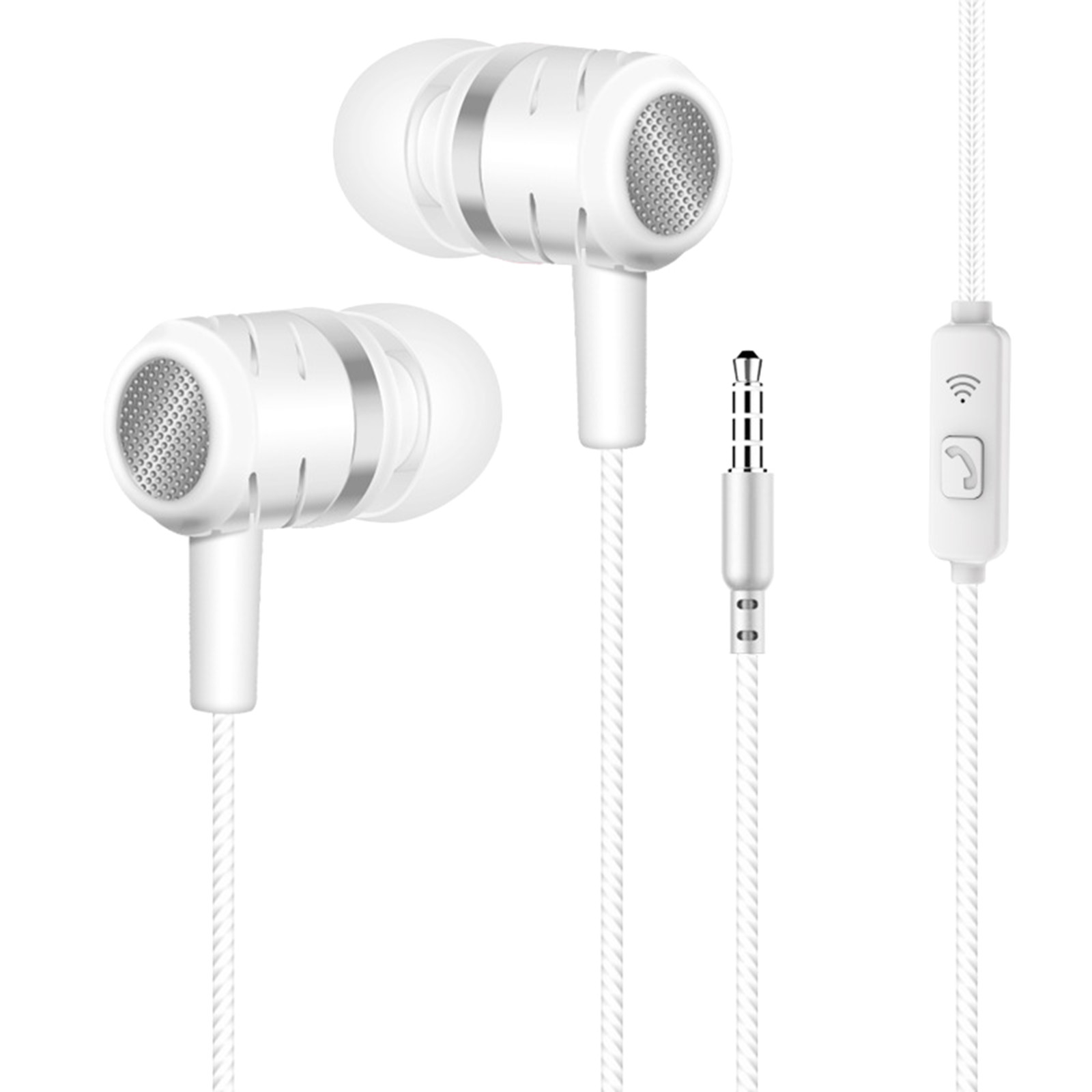 WIFKLSIIPG Earphones in Ear Headphones with Microphone 3.5mm Wired Earbuds for Ios and Android Smartphones Laptops Mp3 Gaming Walkman