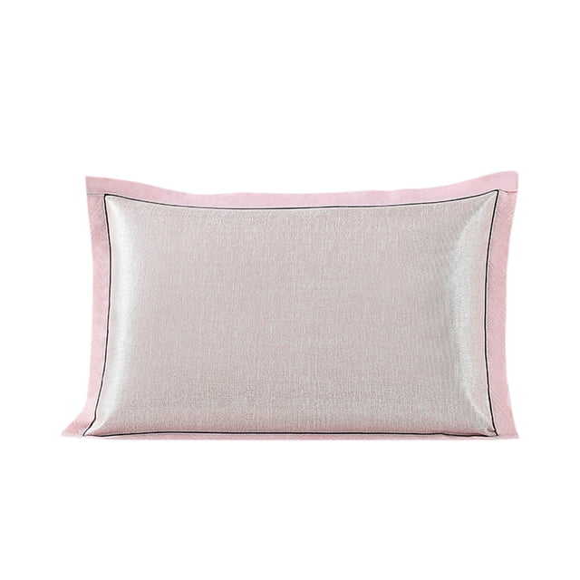 Fesfesfes Summer Ice Silk Pillowcase Cool Pillowcase Washable Cool Pillowcase Concise Queen Size Adult Pillowcase