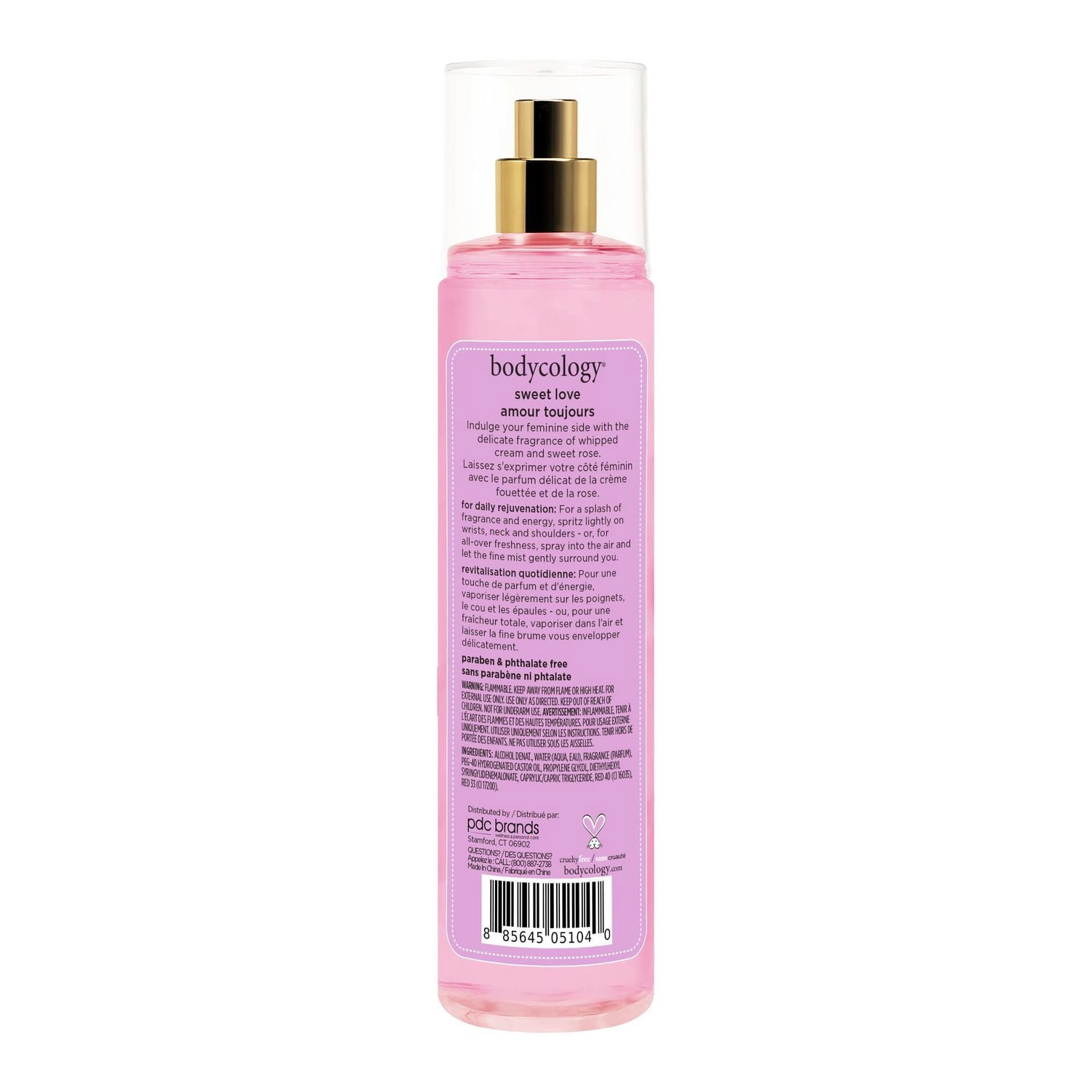 Bodycology Sweet Love Fragrance Mist, 237 ml