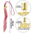 thumbnail image 2 of Agiferg Pompons de Graduation de Grade Académique avec 2021 Pendentifs Or Graduation Grade Tasse, 2 of 2