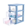 thumbnail image 1 of IFANLANDOR 3 Drawer Plastic Storage Tower Small Dresser with Drawers 5.3 X 6.8 X 9 Inch, 1 of 8